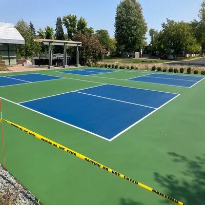 Set of 2 pickleball courts